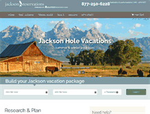 Tablet Screenshot of jacksonreservations.com